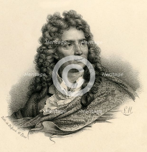 'Boileau Despreaux', (1636-1711), c1830. Creator: Francois-Seraphin Delpech.
