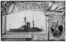 Boiler explosion on board HMS Britannia 28th April 1908