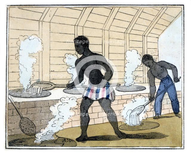 'Boiling and Cooling the Sugar', 1826. Artist: Amelia Alderson Opie