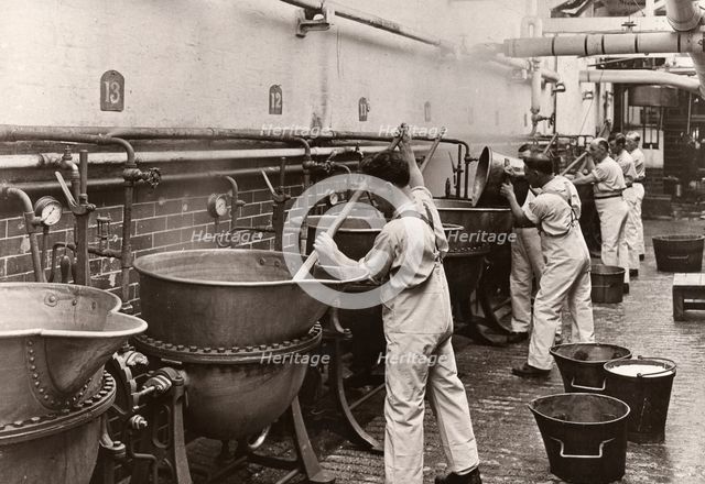 Boiling pans, Rowntree factory, York, Yorkshire, 1925. Artist: Unknown