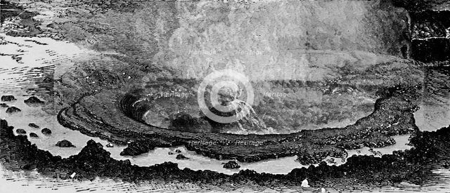 'Boiling Sulphur Springs', 1883. Artist: Unknown.
