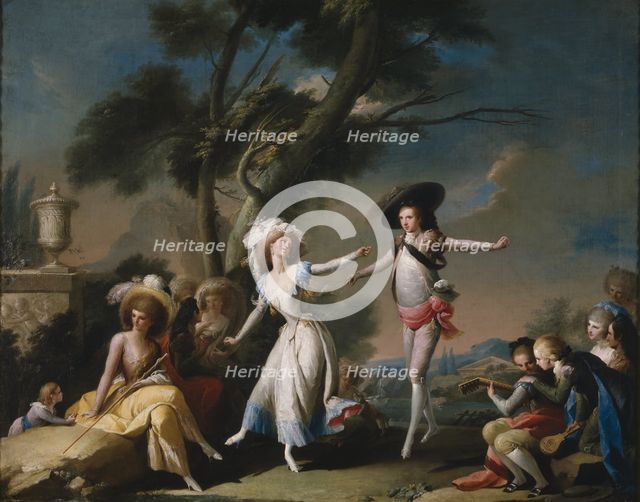 Bolero, c. 1785. Artist: Camarón Boronat, José (1731-1803)