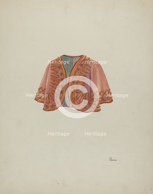 Bolero Jacket, c. 1940. Creator: Josephine C. Romano.