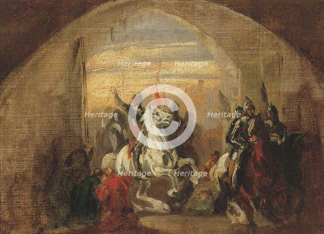 Boleslaw I Chrobry entering conquered Kiev, c. 1837. Artist: Michalowski, Piotr (1800-1855)