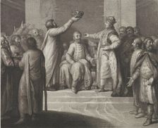 Boleslaw II puts Béla I on Hungary's throne, Late 18th century