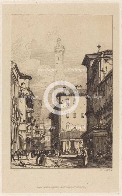 Bologna, 1826/1827. Creator: Richard Parkes Bonington.