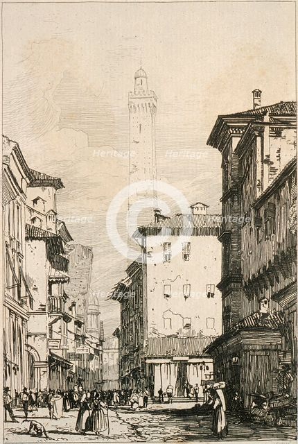Bologna, between 1826 and 1827. Creator: Richard Parkes Bonington.