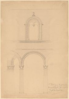 Bologna Brick Wall, c. 1896. Creator: John Russell Pope