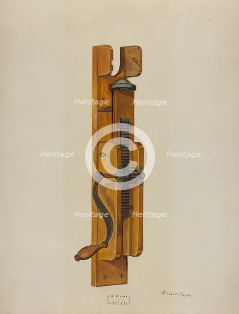 Bologna Stuffer, c. 1938. Creator: Richard Taylor.