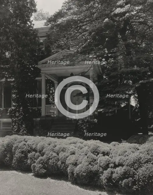 Bolling House, 224 S. Sycamore St., Petersburg, Dinwiddie County, Virginia, 1933. Creator: Frances Benjamin Johnston.