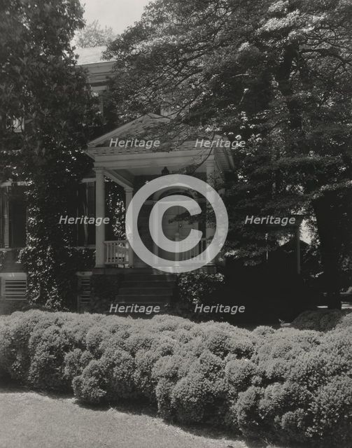 Bolling House, 224 S. Sycamore St., Petersburg, Dinwiddie County, Virginia, 1933. Creator: Frances Benjamin Johnston.