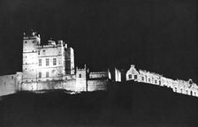 Bolsover Castle by night, Derbyshire, 1935