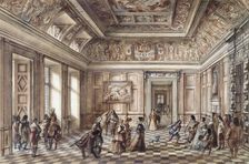 Bolsover Castle entrance hall, c17th century, (c1960s). Artist: Alan Ernest Sorrell