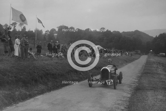 Bolster Special of R Bolster, MAC Shelsley Walsh Speed Hill Climb, Worcestershire, 1935. Artist: Bill Brunell.