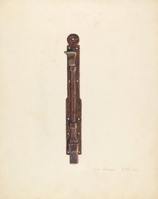 Bolt, c. 1939. Creator: John Petrucci