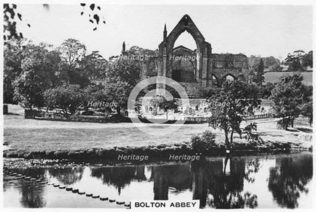 Bolton Abbey, 1936. Artist: Unknown