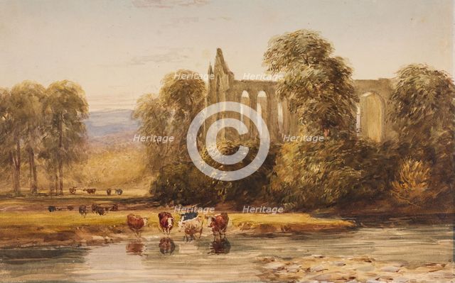 Bolton Abbey, Yorkshire, c1820s. Creator: David Cox the Elder.