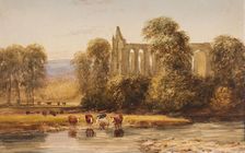 Bolton Abbey, Yorkshire, c1820s. Creator: David Cox the Elder