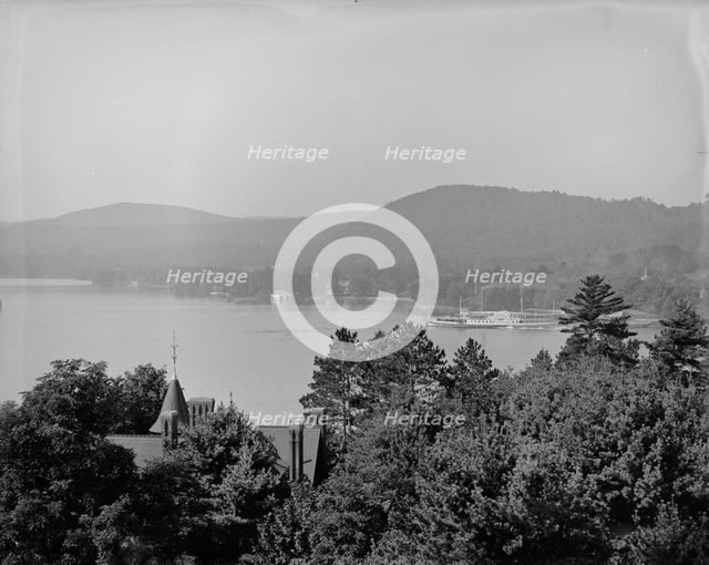 Bolton Bay from the Sagamore, Green Island, Lake George, c1904. Creator: Unknown.
