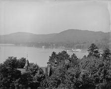 Bolton Bay from the Sagamore, Green Island, Lake George, c1904. Creator: Unknown