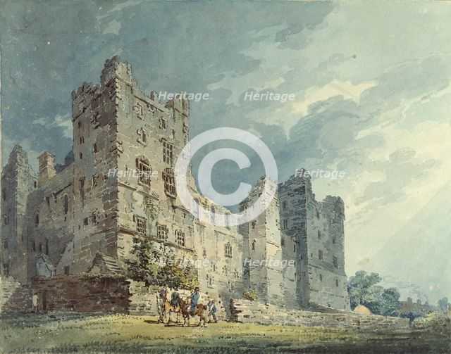 Bolton Castle, Yorkshire, 1795-1802. Artist: Thomas Girtin.