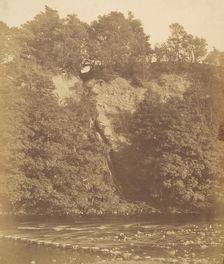 Bolton Priory. The Stepping Stones, 1850s. Creator: Joseph Cundall