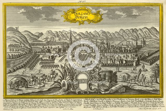 Bolzano, c1740.  Creator: Johann Georg Ringlin.