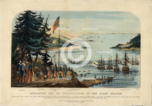 Bomarsund and its fortifications, in the Aland Islands 1854, 1854. Artist: Anonymous  