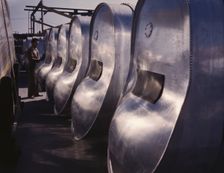 Bomb bay gasoline tanks for long flights...North American Aviation, Inc., Inglewood, Calif. , 1942. Creator: Alfred T Palmer