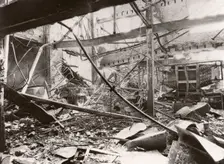 Bomb damage, Caley factory, Norwich, Norfolk, 1942
