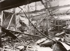 Bomb damage, Caley factory, Norwich, Norfolk, 1942