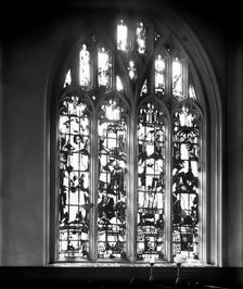 Bomb damage to Lincoln's Inn Chapel, London, October 1915