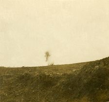 Bomb exploding, c1914-c1918