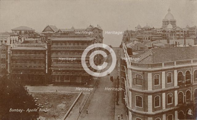 'Bombay -  Apollo Bunder'.  Creator: Unknown.