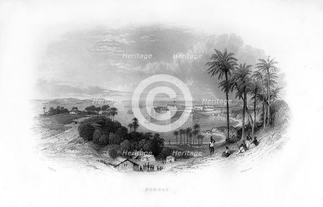 Bombay, India, 19th century.Artist: A Willmore