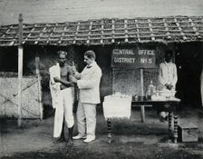 Bombay plague epidemic, 1896-1897: inoculation against plague, 1896/1897. Creator: Clifton & Co