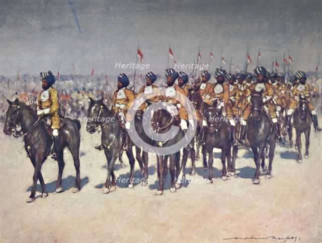 'Bombay Retainers', 1903. Artist: Mortimer L Menpes.
