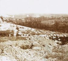 Bombardment, Ablain-Saint-Nazaire, Northern France, c1914-c1918