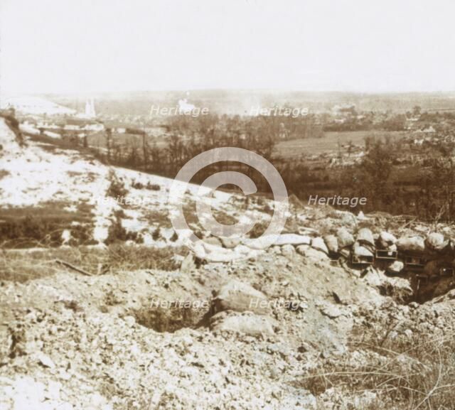 Bombardment, Ablain-Saint-Nazaire, Northern France, c1914-c1918. Artist: Unknown.
