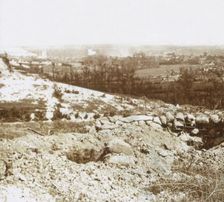Bombardment, Ablain-Saint-Nazaire, Northern France, c1914-c1918