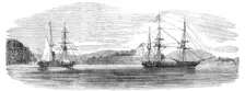 Bombardment of Bomarsund, 1854. Creator: Unknown