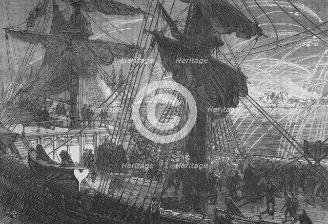 'Bombardment of Flushing', c1880. Artist: Unknown.