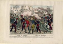 Bombardment of Kinburn, 1855. Artist: Anonymous