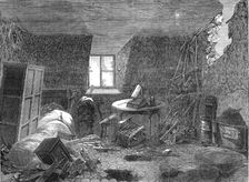 Bombardment of Paris: effects of a shell bursting in the fourth storey of a house, 1871. Creator: Unknown