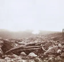 Bombardment, Le Mort Homme, (Dead Man's Hill), northern France, c1914-c1918