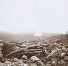 Bombardment, Le Mort Homme, (Dead Man's Hill), northern France, c1914-c1918