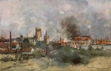 'Bombardement d'Ypres, le 5 juillet 1915. 1915. Creator: Unknown