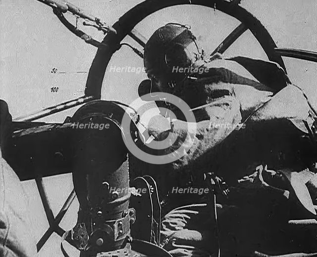 Bombardier Dropping Bombs, 1940. Creator: British Pathe Ltd.