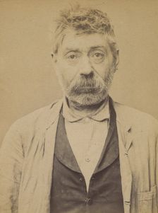Bompeix. Eugène. 53 ans, né à St Martin d'Herbus (Haute-Vienne). Conducteur de machines. A..., 1894. Creator: Alphonse Bertillon