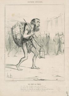 Bon mot du temps, 19th century. Creator: Honore Daumier